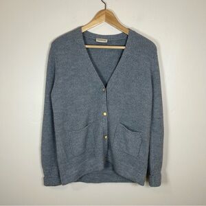HESPERIOS EARL HEATHER BABY BLUE cardigan size xs